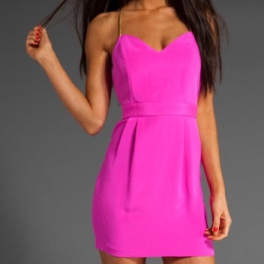 Naven Heartthrob Dress in Pop Pink